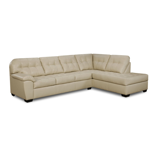 Winston Porter Ojai Vegan Leather Sectional Wayfair